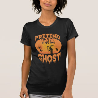 Lustigt Halloween "Påstå att jag är en Ghost" Spoo T Shirt