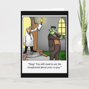 Lustigt hälsningskort Halloween Humor Kort