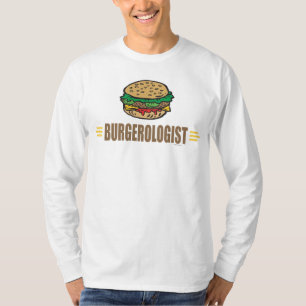 Lustigt Hamburger Älskare T-shirt