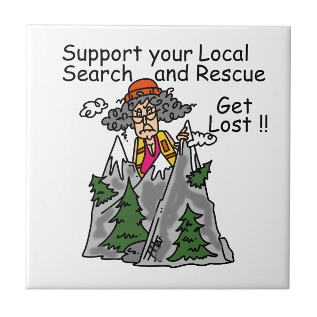 Lustigt Hämta Borttappad Kakelplatta (Framsidan)