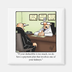 Lustigt Hämta Humor Magnet