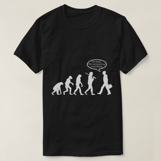 Lustigt! Händelse MISSLYCKAS T Shirt (Design framsida)