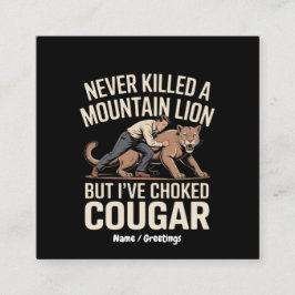 Lustigt har aldrig dödat Lejona bergsregioner, men Fyrkantigt Visitkort