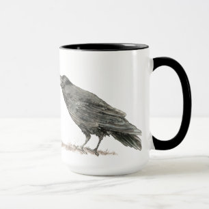 Lustigt Har Coffee, var är Kaken? Ravens Bird Mugg