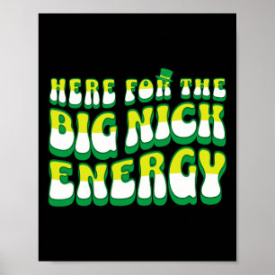 Lustigt här för den stora Nick Energy Poster