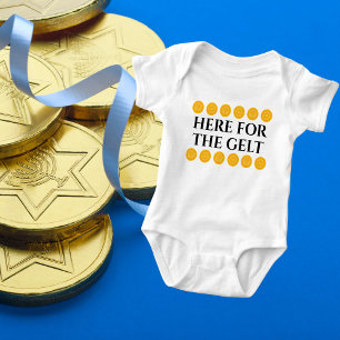 Lustigt här för Gelt, judisk Helgdag Hanukkah T Shirt