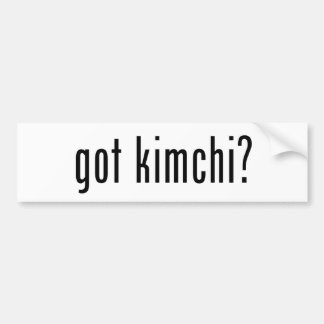 Lustigt "har kimchi"? Bumper Sticker Bildekal
