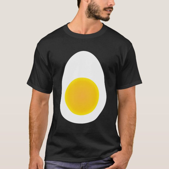 Lustigt hårdkokt ägg Halloween Costume Egg och You T Shirt (Framsida)
