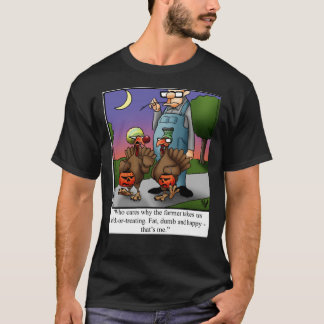 Lustigt hårkors Halloween Trock eller Treme T Shirt
