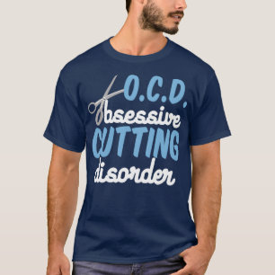 Lustigt hårstilsobstruktionsobstruktion t shirt