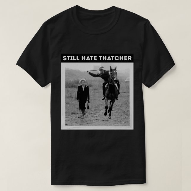 Lustigt hatar fortfarande åkare t shirt (Design framsida)