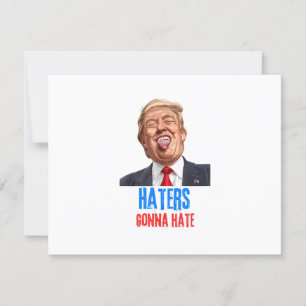 Lustigt Haters ska hata citat lustiga och säga tru OSA Kort