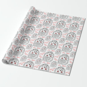 Lustigt Hedgehog. Ha ett bra Anpassade Presentpapper