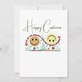 Lustigt helgdag julkort