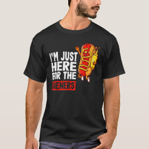 Lustigt Hett Hund jag är här för trollkarlen Sausa T Shirt