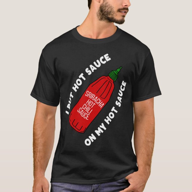Lustigt Hett Sauce T-shirt (Framsida)