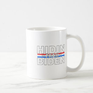 Lustigt Hidin från Biden - Anti Joe - Trump Kaffemugg