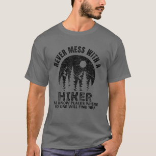 Lustigt hissande gift för hiker Nature Mountain O T Shirt