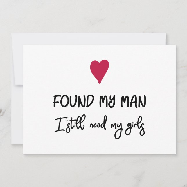 Lustigt hittade Min man Bridesmaid Frieri (Framsida)