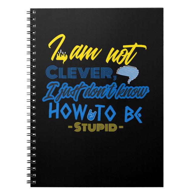 Lustigt, hjärndesign anteckningsbok (Framsidan)