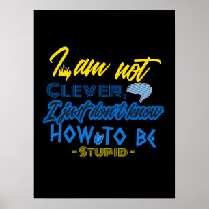 Lustigt, hjärndesign poster