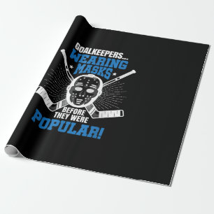 Lustigt Hockey Goalie Mask Pun Ice Hockey Presentpapper