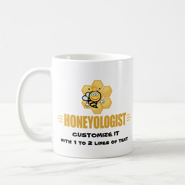 Lustigt honungsbin kaffemugg (Vänster)
