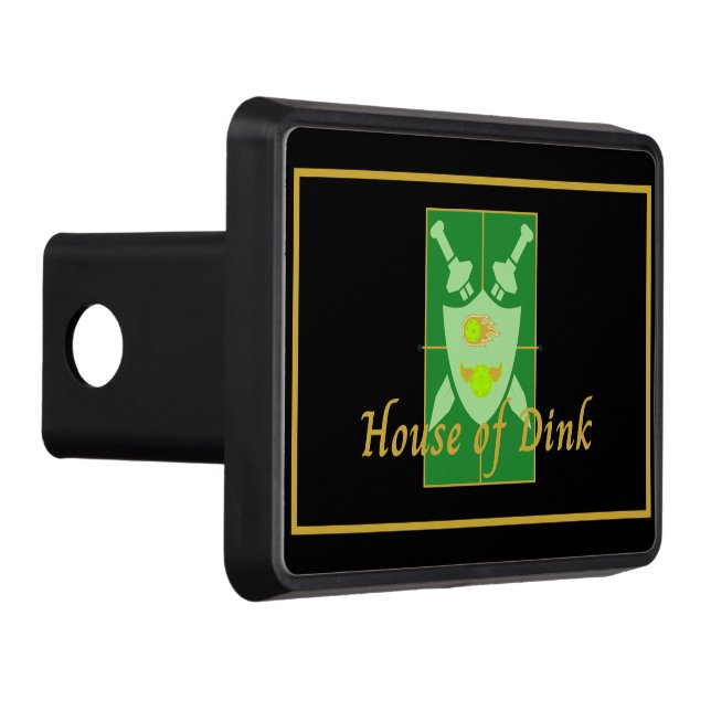 Lustigt House of Dink Pickleball Vapensköld Dragkroksskydd (Höger)