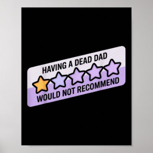 Lustigt Humor-skämt som har ett dött Pappa skulle Poster