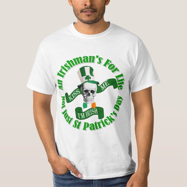 Lustigt humoristisk St patrick's day Tee (Framsida)