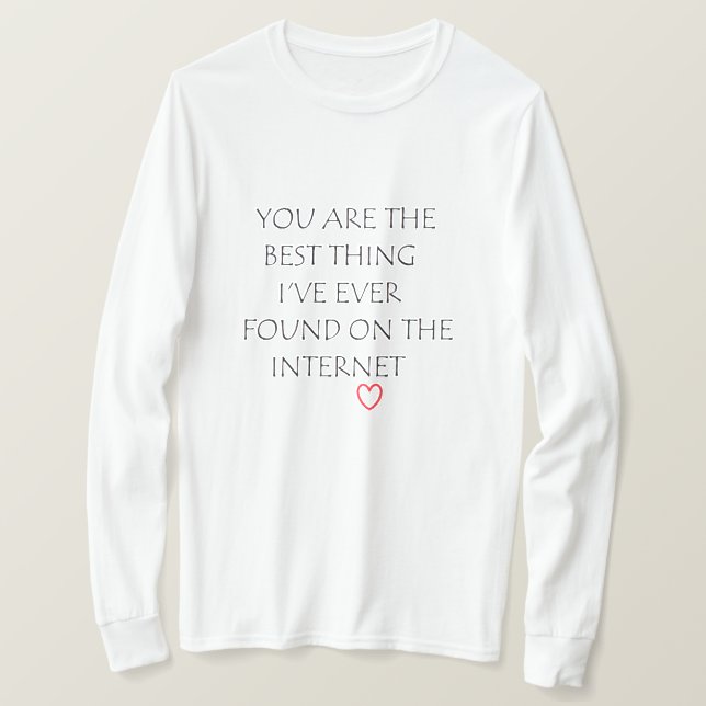 Lustigt/ humoristiskt citattecken för honom/henne t shirt (Design framsida)