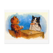 Lustigt humous Cigar Smoking Cats Poker
