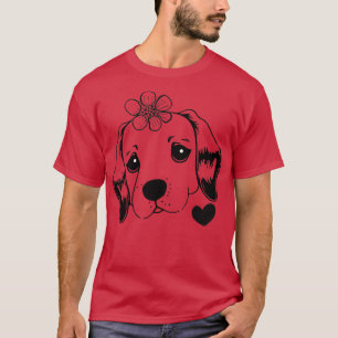 Lustigt Hundar kärlek du häftigt och för alltid T Shirt