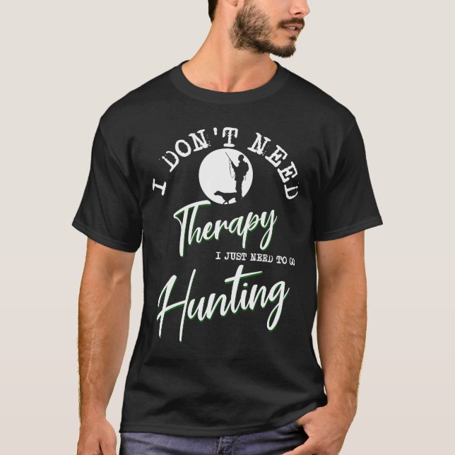Lustigt Hunter Hunter Hunting Clothes Hunting Hund T Shirt (Framsida)