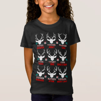 Lustigt Hunter of All Santa's Reindeers Cute Hjort T Shirt