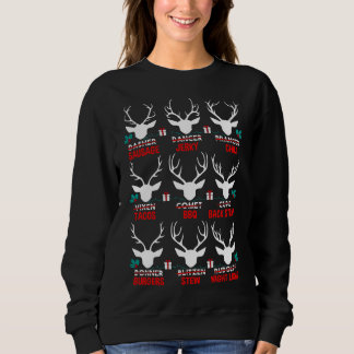 Lustigt Hunter of All Santa's Reindeers Cute Hjort T Shirt