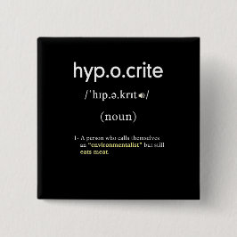 Lustigt hyckleri definition vegan square knapp