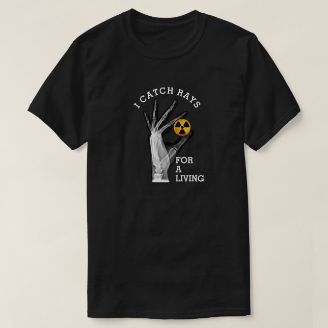 Lustigt i att fånga mat för ett liv t shirt (Design framsida)