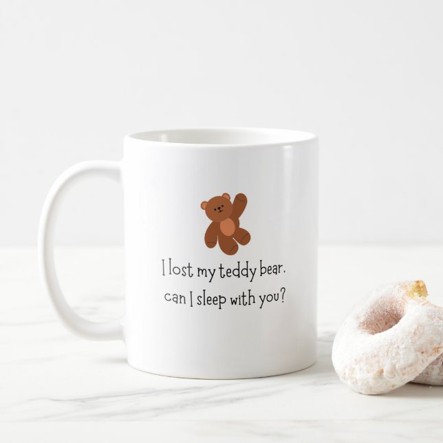 Lustigt i Borttappad Min Nalle Coffee Mugg (Med munk)
