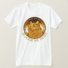 Lustigt i Doge Vi litar på T-Shirt