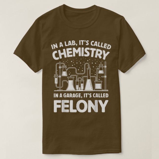 Lustigt i en labbaffär... Det kallas "Chemistry Sc T Shirt (Design framsida)