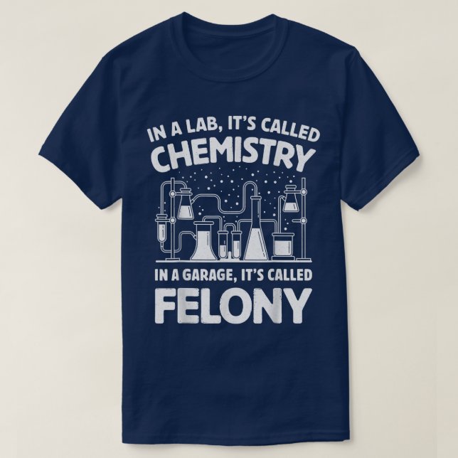 Lustigt i en labbaffär... Det kallas "Chemistry Sc T Shirt (Design framsida)