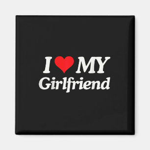 Lustigt i Kärlek Min Hett Girlvän jag gillar min H Magnet