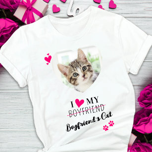 Lustigt i Kärlek... min pojkväns katt, hjärtfoto.. T Shirt