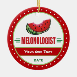 Lustigt i Kärlek vattenmelon Julgransprydnad Keramik