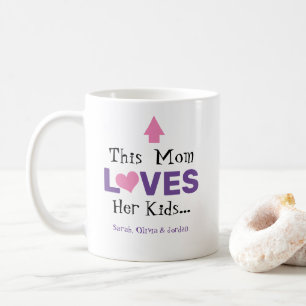 Lustigt i Mamma Mamma Kärlek, hennes barn Kaffemugg