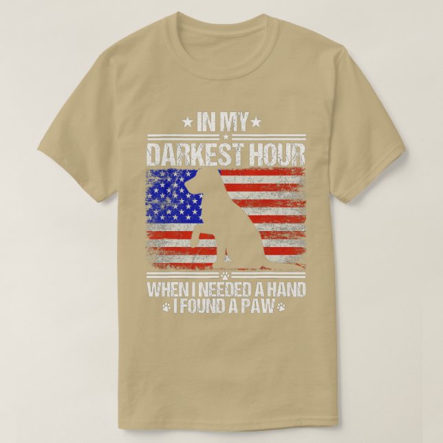 Lustigt i min mörkaste timme när jag behövde en ha t shirt (Design framsida)