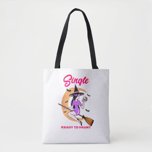 Lustigt i påsen med ett enda Redo till Haunt Tygkasse (Framsida)