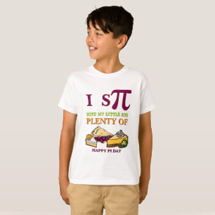 Lustigt I SPY PLENTY OF PAJ Lycklig Pi Day Kids T Shirt
