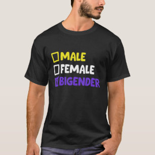 Lustigt icke-binärt och Bigender T Shirt